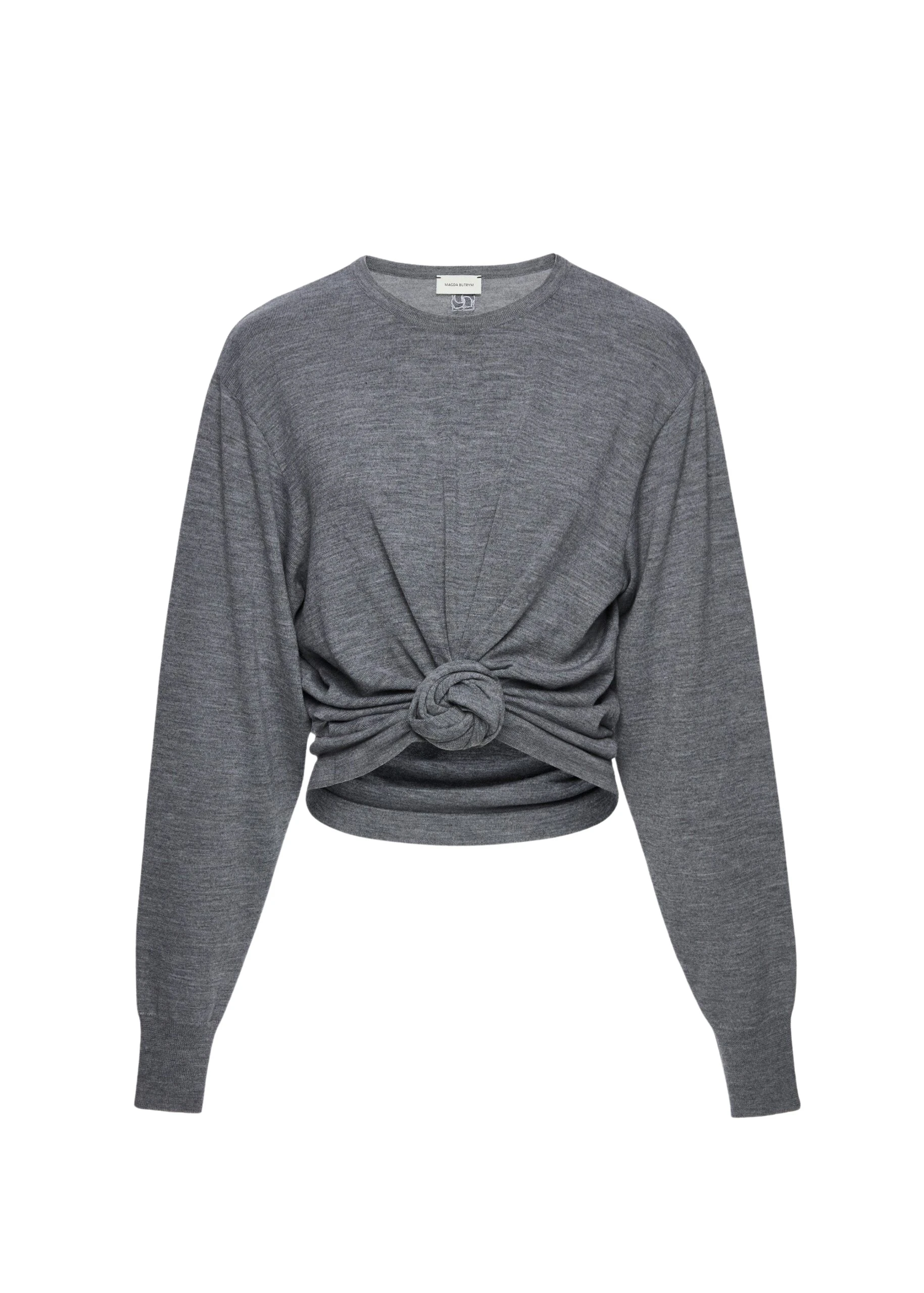 Magda Butrym Knotted longsleeve in grey Knit