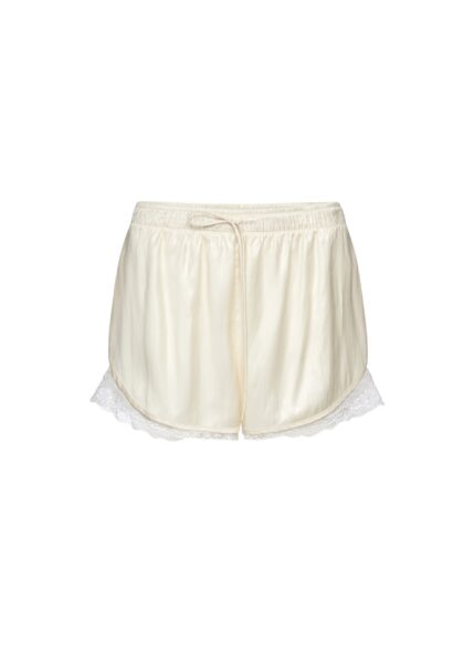 Magda Butrym Lace-trim shorts in cream