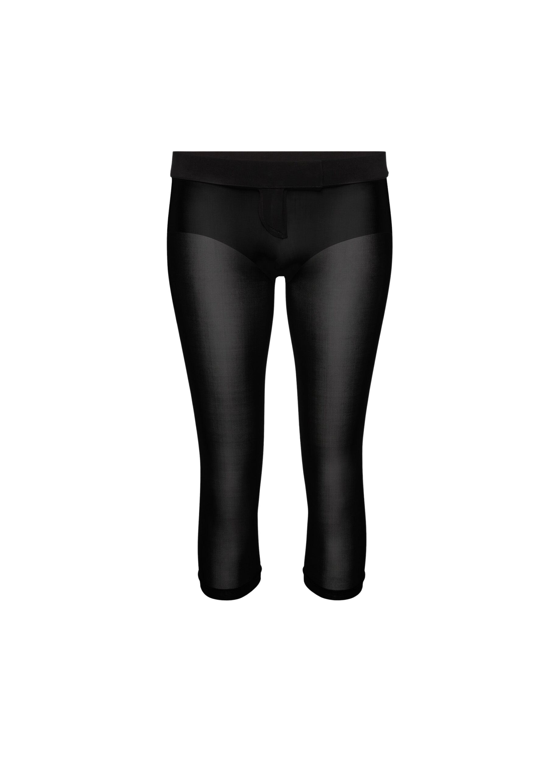 Magda Butrym Low-rise capri pants in black