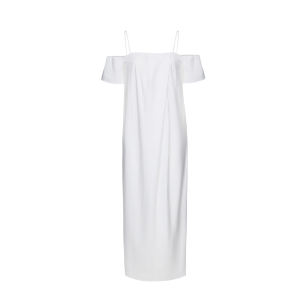 Magda Butrym Off-shoulder cotton maxi dress in white