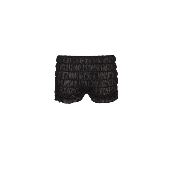 Magda Butrym Shirred short briefs in black