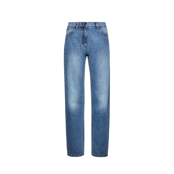 Magda Butrym Straight-leg denim pants in light blue