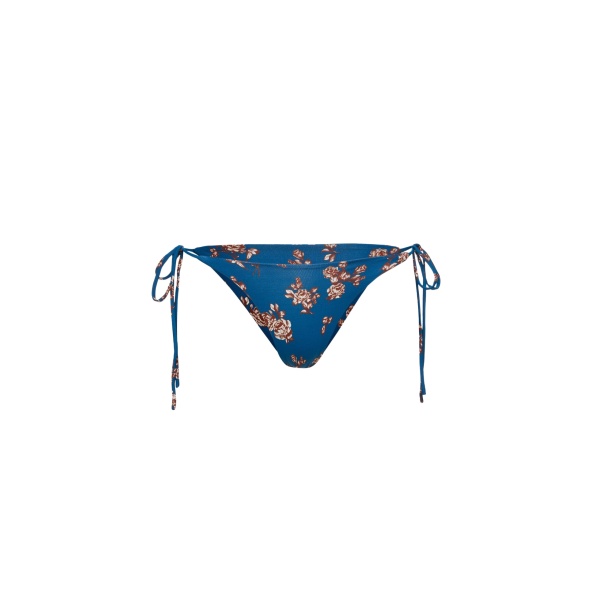 Magda Butrym String tie swim bottom in blue floral print