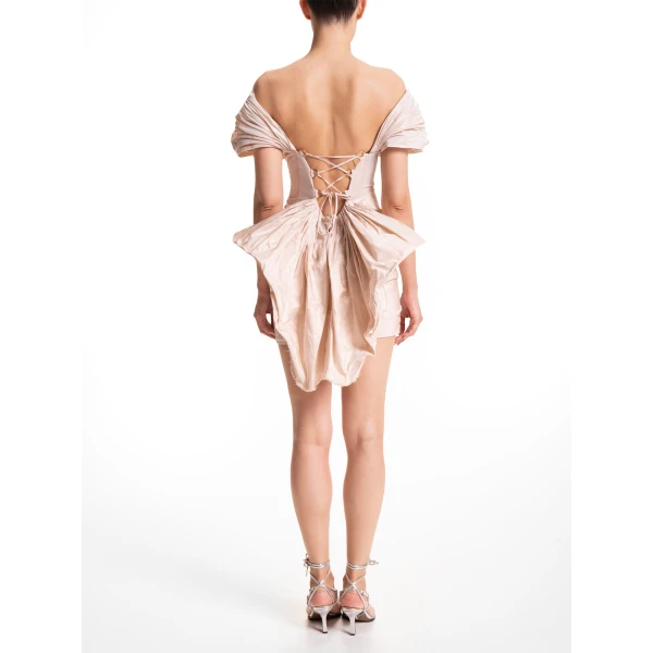 Maria Lucia Hohan Abril Gown in Nude, view 4