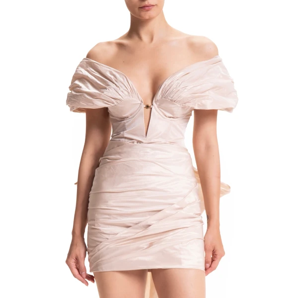 Maria Lucia Hohan Abril Gown in Nude, view 5