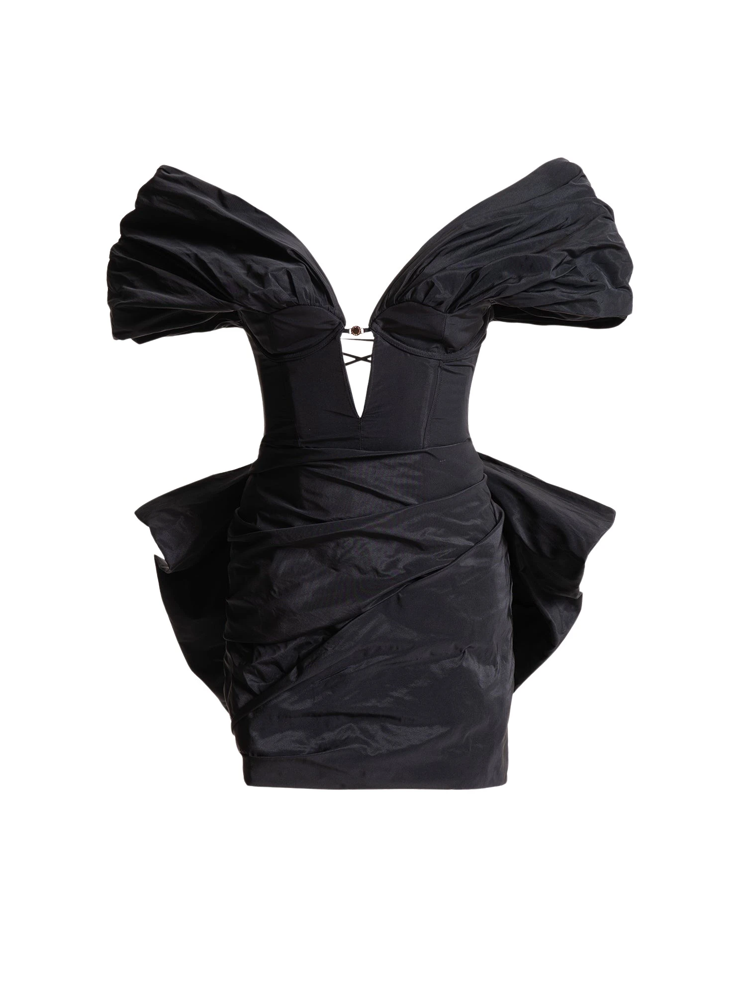Maria-Lucia-Hohan-Abril-Mini-Dress-in-Black26646_nobg Maria Lucia Hohan Abril Mini Dress in Black
