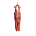 Maria Lucia Hohan Adriana Gown in Blood Orange