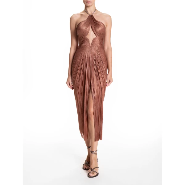 Maria Lucia Hohan Adriana Gown in Chocolate, view 2