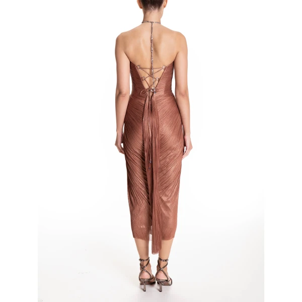 Maria Lucia Hohan Adriana Gown in Chocolate, view 4