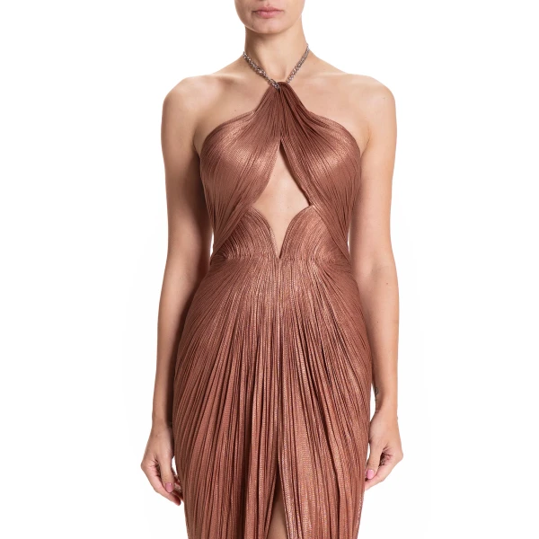 Maria Lucia Hohan Adriana Gown in Chocolate, view 5