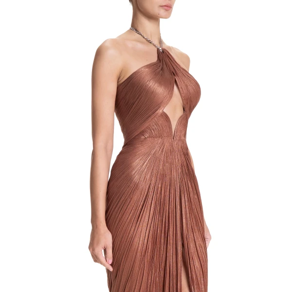 Maria Lucia Hohan Adriana Gown in Chocolate, view 6