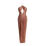 Maria Lucia Hohan Adriana Gown in Chocolate