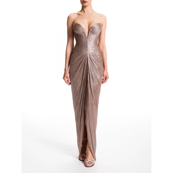 Maria Lucia Hohan Alessandra Gown in Frappe, view 2