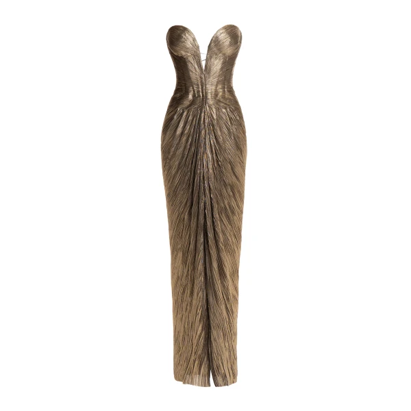 Maria Lucia Hohan Alessandra Gown in Obsidian, view 2