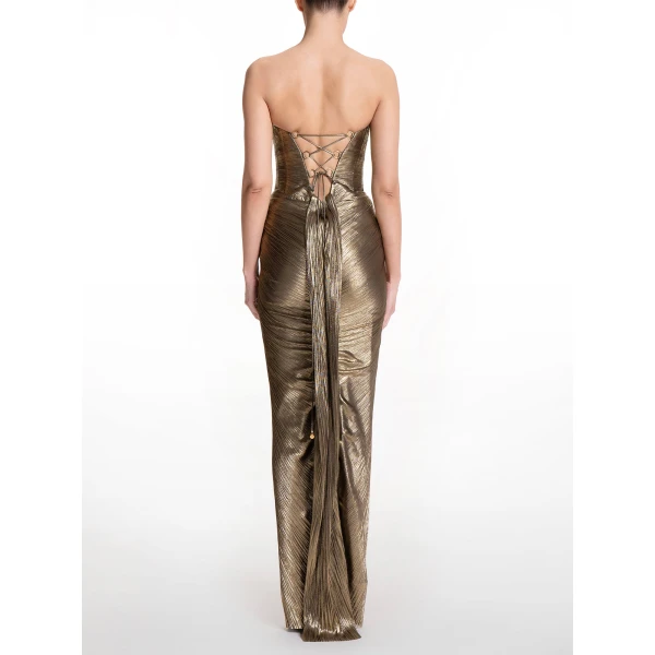 Maria Lucia Hohan Alessandra Gown in Obsidian, view 5