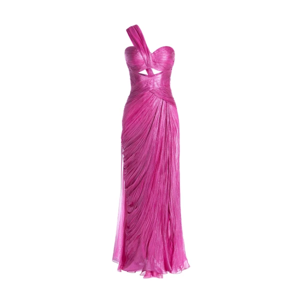 Maria Lucia Hohan Amelia Gown in Raspberry, view 2