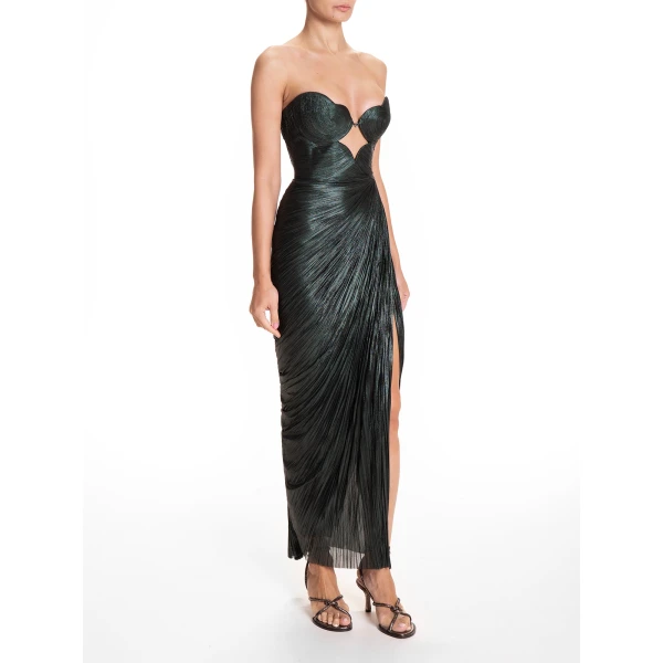 Maria Lucia Hohan Amisha Gown in Jungle, view 3