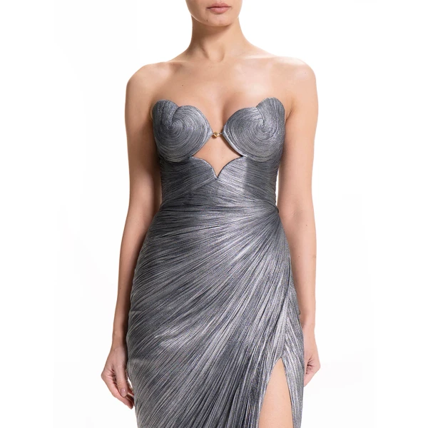 Maria Lucia Hohan Amisha Gown in Nightfall, view 6