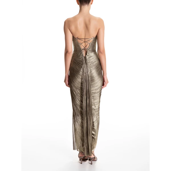 Maria Lucia Hohan Amisha Gown in Obsidian, view 5