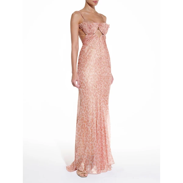 Maria Lucia Hohan Anemona Gown in Pink Nude, view 5