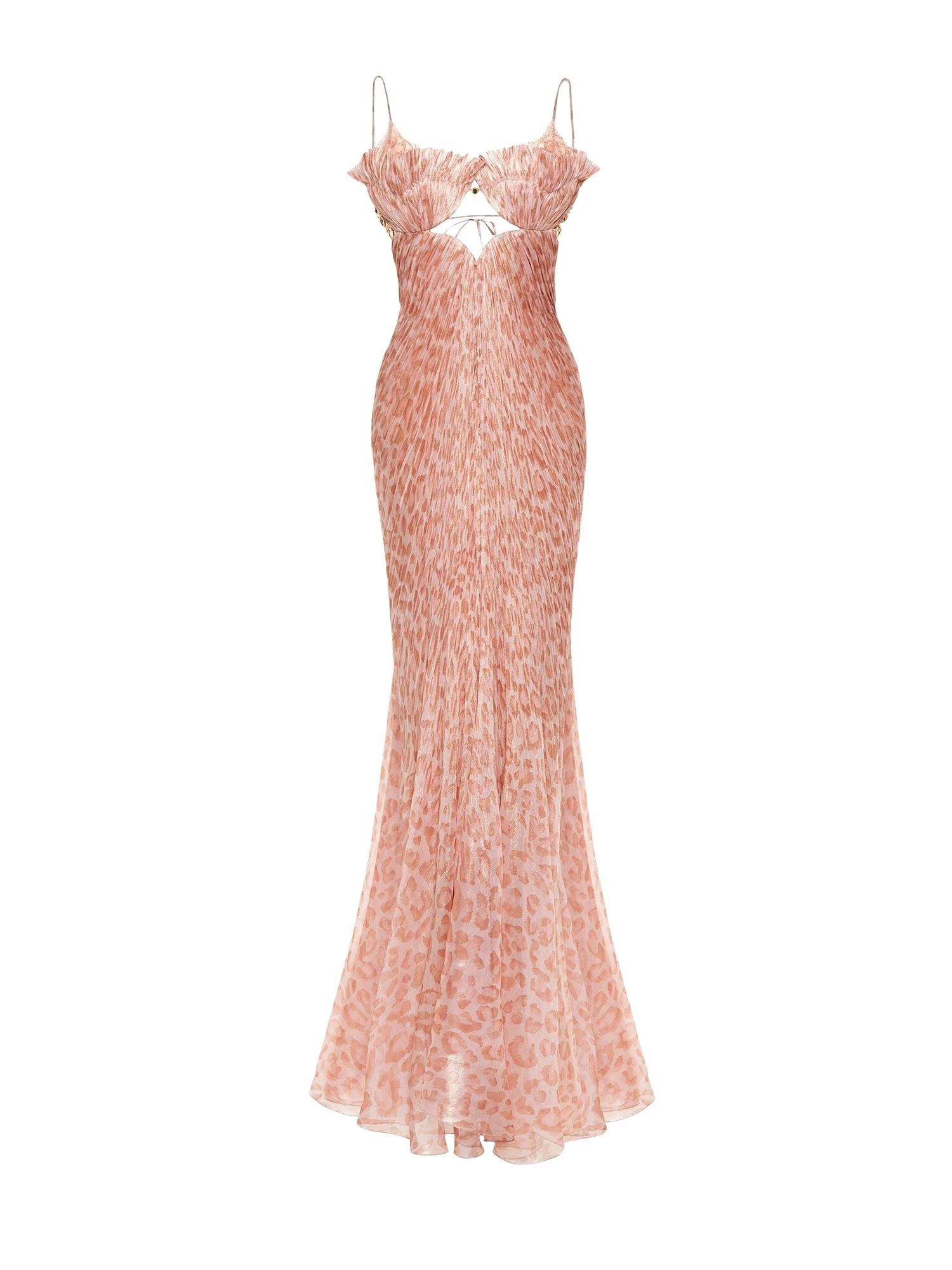 Maria Lucia Hohan Anemona Gown in Pink Nude