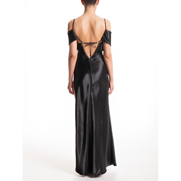Maria Lucia Hohan Augustina Gown in Black, view 3