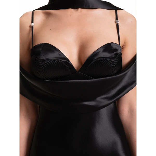 Maria Lucia Hohan Augustina Gown in Black, view 6