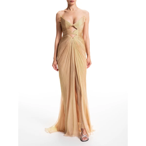 Maria Lucia Hohan Carmen Gown in Butterfly Wing, view 2