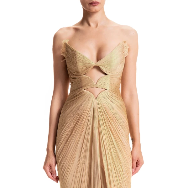Maria Lucia Hohan Carmen Gown in Butterfly Wing, view 5