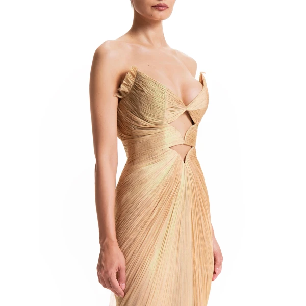 Maria Lucia Hohan Carmen Gown in Butterfly Wing, view 6