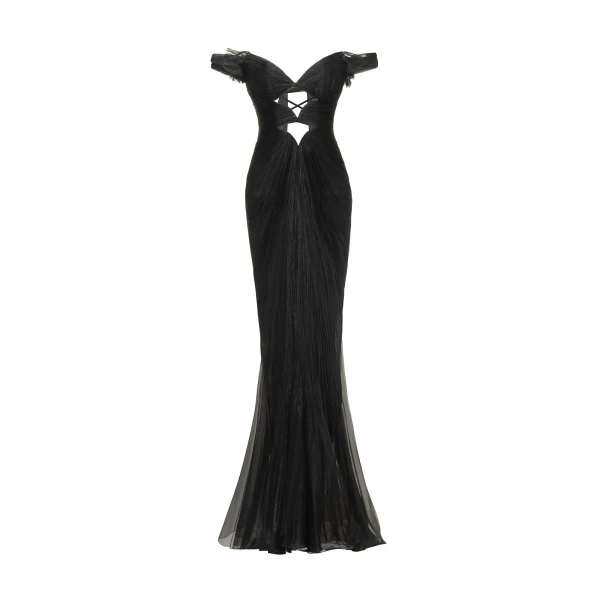 Maria Lucia Hohan Catarina Gown in Mascara, view 2