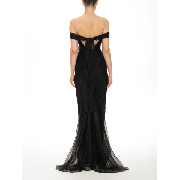 Maria Lucia Hohan Catarina Gown in Mascara, view 5