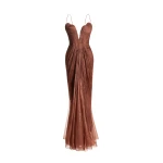 Maria Lucia Hohan Cecilia Gown in Chocolate
