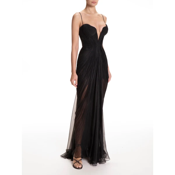 Maria Lucia Hohan Cecilia Gown in Mascara, view 3