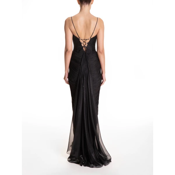 Maria Lucia Hohan Cecilia Gown in Mascara, view 4