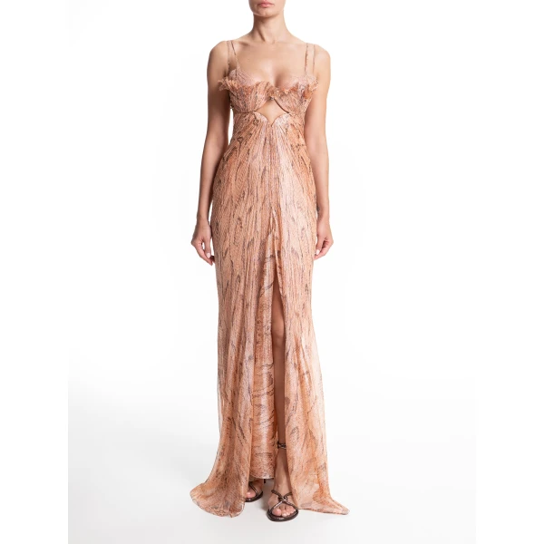 Maria Lucia Hohan Coralina Gown in Savana, view 2