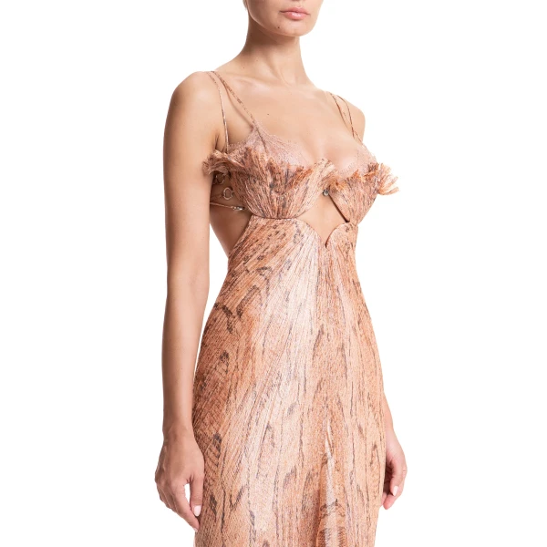 Maria Lucia Hohan Coralina Gown in Savana, view 6