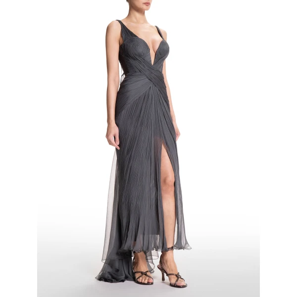 Maria Lucia Hohan Corinna Gown in Bosco, view 3