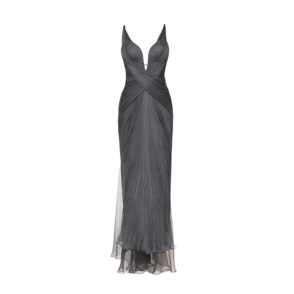 Maria Lucia Hohan Corinna Gown in Bosco