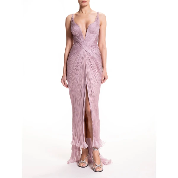 Maria Lucia Hohan Corinna Gown in Lily Rose, view 2