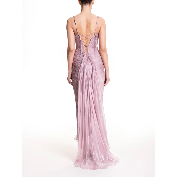 Maria Lucia Hohan Corinna Gown in Lily Rose, view 4