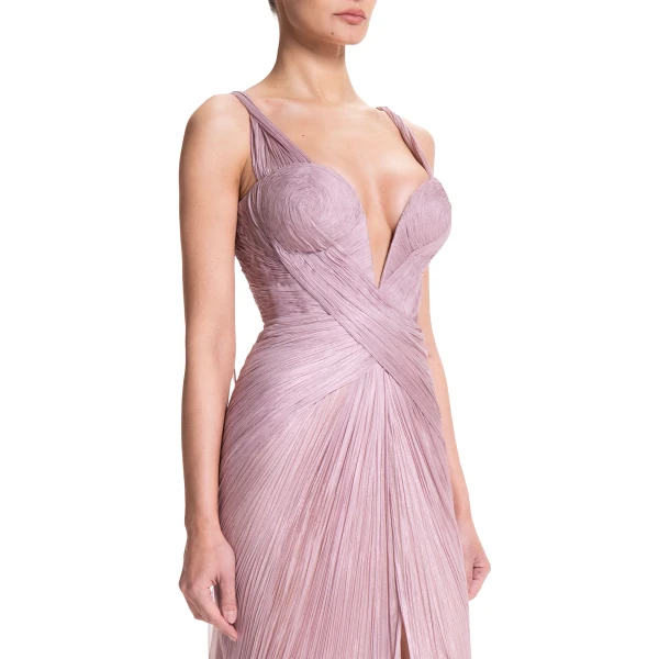 Maria Lucia Hohan Corinna Gown in Lily Rose, view 6