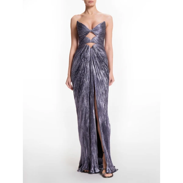 Maria Lucia Hohan Despina Gown in Lilac, view 3