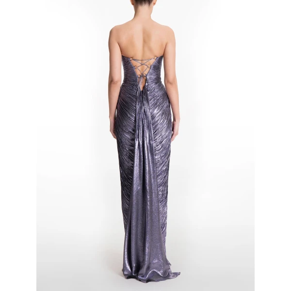 Maria Lucia Hohan Despina Gown in Lilac, view 5