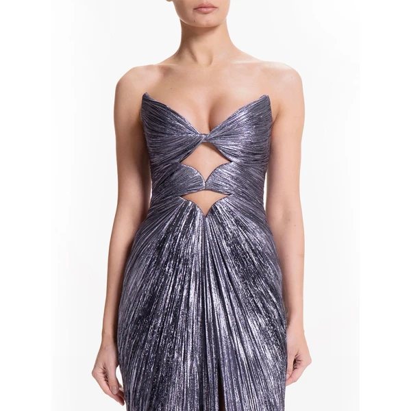 Maria Lucia Hohan Despina Gown in Lilac, view 6