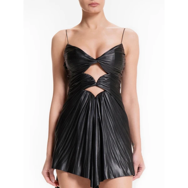 Maria Lucia Hohan Domenica Mini Dress in Black, view 5