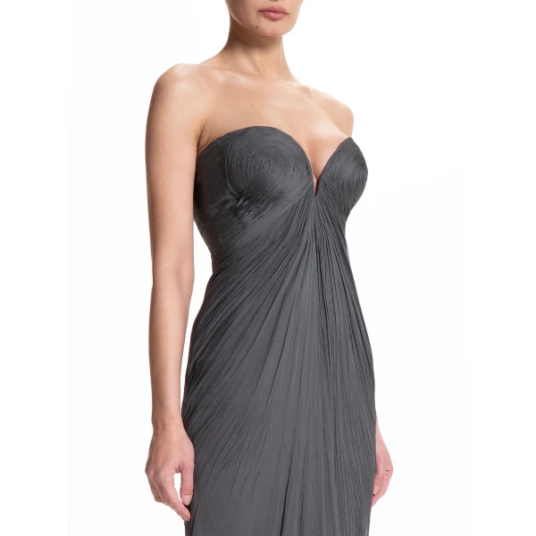 Maria Lucia Hohan Esteri Gown in Bosco, view 6