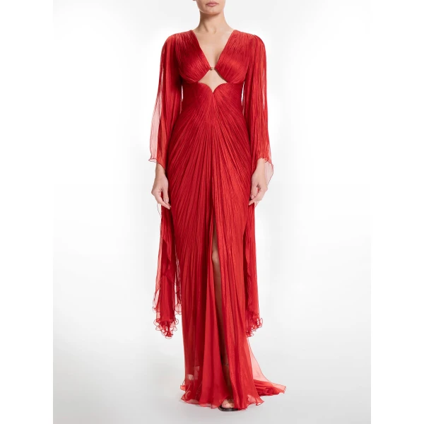 Maria Lucia Hohan Greta Gown in Salsa, view 2