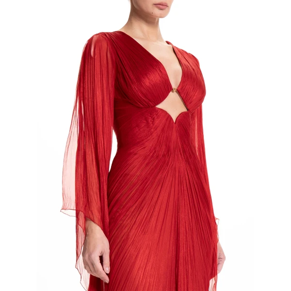 Maria Lucia Hohan Greta Gown in Salsa, view 6