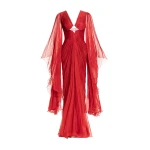Maria Lucia Hohan Greta Gown in Salsa